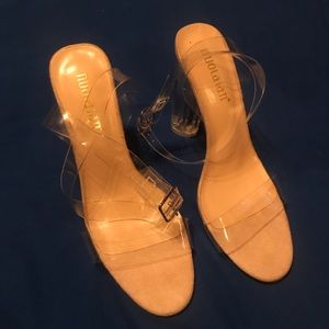 Clear Wrap Around Heels